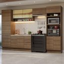 Ver imagem 1 de Armário de Cozinha Completa 330cm Rustic Stella Madesa 03