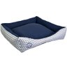 Caminha para Cachorro ou Gato São Pet Cama Modelo Safira Tamanho P 50x50x18cm - Azul - 1
