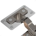 Ver imagem 4 de Kit 10 Placas de Reparo Porta Dobradiça Armário Mdf 26mm Rtg