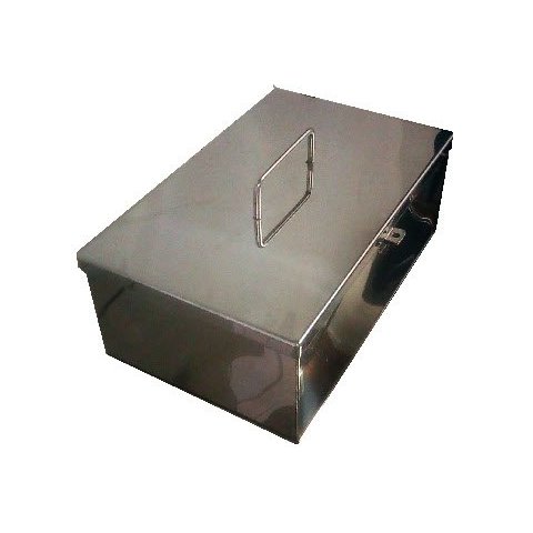 Caixa para ferramentas em aço inox Therj BPInox AISI 304 (C) 50cm x (L) 15cm x (A) 10cm