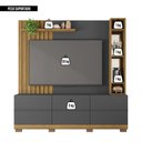 Ver mais imagens de Estante Home para Tv até 70 Polegadas Cinza Space Caemmun