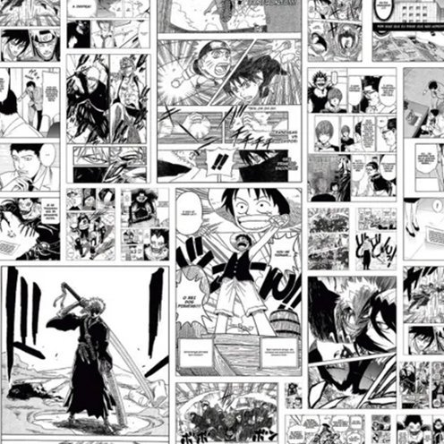 Papel de Parede Adesivo - 48 cm larg x 3 metros alt - Coleção Anime - Ref. Animado 05