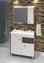 Ver imagem 1 de Conjunto de Banheiro Males 0,80cm Br/ruggine