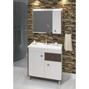 Ver imagem 1 de Conjunto de Banheiro Males 0,80cm Br/ruggine