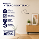 Ver imagem 2 de Tinta Acrílica Standard Fosco 18L Cor Pérola Antimofo Baixo Odor Durín