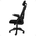 Ver imagem 4 de Cadeira Presidente Giratória Assento Confortável Apoio Braços Estofado Office Escritório - Rpm