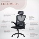 Ver imagem 6 de Cadeira Presidente Giratória Assento Confortável Apoio Braços Estofado Office Escritório - Rpm