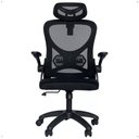 Ver imagem 3 de Cadeira Presidente Giratória Assento Confortável Apoio Braços Estofado Office Escritório - Rpm