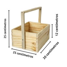 Cesta com alça Fixa para páscoa - 4