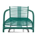 Ver imagem 2 de Cadeira de Balanço Poltrona do Papai de Fio Pvc Molas Varanda Jardim Area Lazer Alpendre Cor Verde