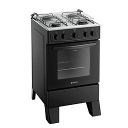 Fogão de Piso Atlas Milão 4 Bocas com Mesa Inox - 2 Fogão de Piso Atlas Milão 4 Bocas com Mesa Inox - 2