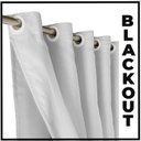 Ver imagem 4 de cortina pé direito blackout c/voal 5,00 x 4,30 Lisboa branco