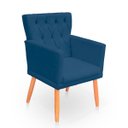 Ver imagem 4 de Kit Poltrona Capitonê Clássica Confortável para Sala e Quarto Ana Suede