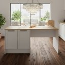 Ver imagem 1 de Bancada de Cozinha Moderna em MDF 4 Portas com Tampo 180cm Grazi Tecnomobili
