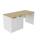 Ver imagem 7 de Bancada de Cozinha Moderna em MDF 4 Portas com Tampo 180cm Grazi Tecnomobili