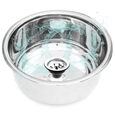 Alto Brilho Cuba Inox p/ Salas Estética e Podologia  (30x15)