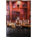 Ver imagem 2 de Decanter para Whisky e Copos 800ml (cada) Carreaux Kenya