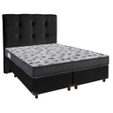 Ver imagem 1 de Kit Cabeceira + Cama Box + Colchão Casal D33 Iso100 Ortobom