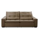 Ver mais imagens de Sofa Retratil Reclinavel 2 Lugares 1,90m Atlantis Veludo Bege Capuccino Lansofbr