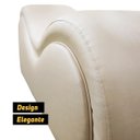 Ver imagem 5 de Sofá Poltrona Decorativa Tantra Luxo Corvin Bege Champanhe Sofa Store