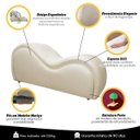Ver imagem 6 de Sofá Poltrona Decorativa Tantra Luxo Corvin Bege Champanhe Sofa Store
