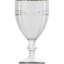 Ver imagem 3 de Taça Cristal 330ml Fio de Ouro Imperial Lyor Avulsa Servir Sucos Água Drinks Mesa Posta