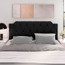 Ver imagem 2 de Cabeceira Kelly Capitonê Cama Casal 1.40 Preto