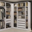 Ver imagem 2 de Guarda-roupa sem Portas Closet Kappesberg Adapt Branco 80cm