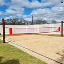 Ver imagem 5 de Rede Multiuso Zaka Volei Beach Futevolei com banda lateral Vermelha 9,60m x 1m