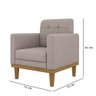 Poltrona Decorativa Fox em Veludo Just Time - 4