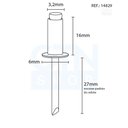 Ver imagem 4 de Rebite De Repuxo Em Alumínio Pacote Stein - 3.2X16 S-316 - 100 Peças