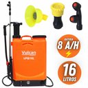 Ver imagem 2 de Bomba Costal Para Aplicação de Inseticida Elétrico Á Bateria 8 Amperes VP16L8A Vulcan de 16