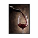 Ver imagem 1 de Quadro Decorativo - Vinho Tinto Bba007 Tela Canvas - 80x60cm