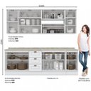 Ver imagem 4 de Cozinha Compacta Modulada 7 Peças Emily Branco/HP/Calcare