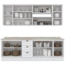 Ver imagem 3 de Cozinha Compacta Modulada 7 Peças Emily Branco/HP/Calcare