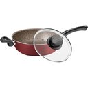 Ver imagem 3 de Fritadeira Funda Tramontina Antiaderente Paris 24cm Vermelho