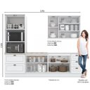 Ver imagem 4 de Cozinha Completa 4 Peças com Torre Quente e Balcão para Pia Emily 