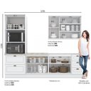 Ver imagem 4 de Cozinha Completa 4 Peças com Torre Quente e Balcão para Pia Emily