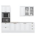 Ver imagem 2 de Cozinha Completa 4 Peças com Torre Quente e Balcão para Pia Emily 