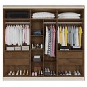Ver imagem 5 de Guarda Roupa Oslo 6 Portas 4 Gavetas Mdf - Mademarcs
