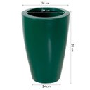Ver imagem 4 de Vaso Cone Liso 55 (42l) Verde Vasap