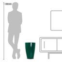 Ver imagem 5 de Vaso Cone Liso 55 (42l) Verde Vasap