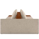 Ver imagem 7 de Sofá Ilha Modular para Sala 342cm com Puff Dublin K01 Linho Bege Sintético Caramelo - Lyam Decor