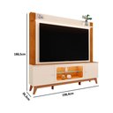 Ver imagem 2 de Home Maceio 1.98 Off White Canela Mobler