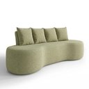 Ver imagem 1 de Sofa 3 Lugares Organico Ibiza 210 Cm Boucle Green Vazzano