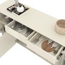 Ver imagem 5 de Buffet Aparador Industrial Lume 183 cm 4 Portas e 2 Gavetas - Off White