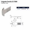 Ver imagem 4 de Kit c/ 50 TRA009 Lingueta Concha 33/7000 Inox Linha Suprema Udinese