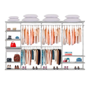 Ver imagem 1 de Closet Aramado - Linear Clr 252 com Gaveta - 3,40m - Branco