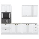Ver imagem 2 de Cozinha Completa Modulada 4 Peças com Aéreo Emily Branco/HP/Calcare