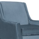 Ver imagem 2 de Poltrona Decorativa Ariane Linho Cores - Ds Estofados - Azul